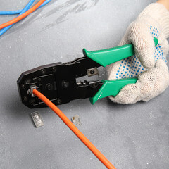 Пресс-клещи Proconnect HT-200 для обжима RJ разъемов 8P8C/6P4C/6P4C/6P2C/4P4C (12-3441-4) - фото 5