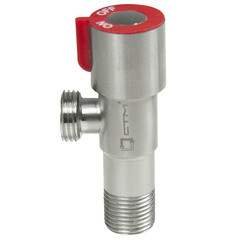 Кран шаровой нержавеющая сталь СТМ 1/2 НР(ш) х 1/2 НР(ш) к бытовой технике проходной вентиль угловой (CASB1212) - фото 3