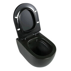 Комплект инсталляции Berges Balance с унитазом Lavelly Classic Black и сиденьем дюропласт микролифт быстросъем (041400/1020758) - фото 7