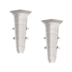 Изображение товара Угол внутренний Деконика 70 мм ясень серый Г-профиль (2 шт.)