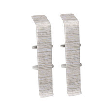 Соединитель Деконика 70 мм ясень серый Г-профиль (2 шт.)