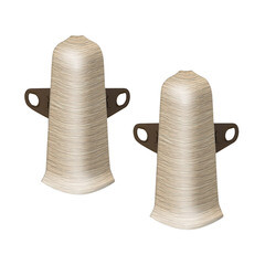 Изображение товара Угол наружный Деконика 70 мм дуб северный Г-профиль (2 шт.)