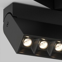 Светодиодный трековый светильник магнитный Maytoni Technical Points Rot Gravity 3000К 20 Вт 9 кв.м черный (TR077-2-20W3K-B) - фото 3