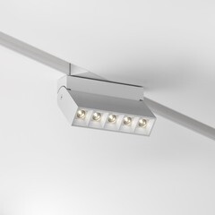 Светодиодный трековый светильник магнитный Maytoni Technical Gravity 3000К 10 Вт 3 кв.м белый (TR077-2-10W3K-W) - фото 2