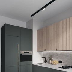 Светодиодный трековый светильник магнитный Maytoni Technical Basis Rot Gravity 3000К 10 Вт 3 кв.м черный (TR075-2-10W3K-B) - фото 5