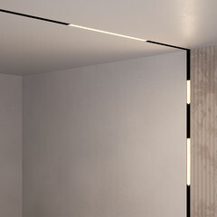 Светодиодный трековый светильник магнитный Maytoni Technical Basis Gravity 4000К 12 Вт 4 кв.м черный (TR074-2-12W4K-B) - фото 2