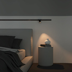 Светодиодный трековый светильник магнитный Maytoni Technical Radity 3000К 12 Вт 4 кв.м черный (TR103-1-12W3K-M-B) - фото 5