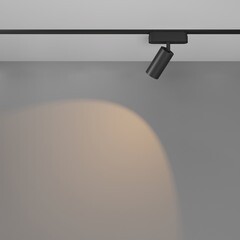 Светодиодный трековый светильник магнитный Maytoni Technical Radity 3000К 12 Вт 4 кв.м черный (TR103-1-12W3K-M-B) - фото 4