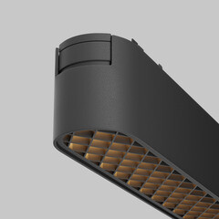 Светодиодный трековый светильник магнитный Maytoni Technical Basis Radity 3000К 12 Вт 4 кв.м черный (TR084-1-12W3K-B) - фото 3