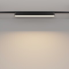Светодиодный трековый светильник магнитный Maytoni Technical Basis Radity 3000К 16 Вт 6 кв.м черный (TR080-1-18W3K-B) - фото 2