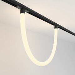 Светодиодный трековый светильник магнитный Maytoni Technical Tau Exility 3000К 20 Вт 6 кв.м черный (TR101-2-20W3K-B) - фото 4