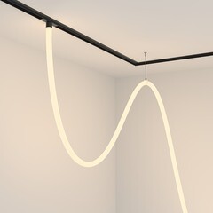 Светодиодный трековый светильник магнитный Maytoni Technical Tau Exility 3000К 100 Вт 33 кв.м черный (TR101-2-100W3K-B) - фото 5