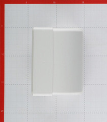 Колено вертикальное пластиковое для плоских воздуховодов 55х110 мм 90° - фото 2