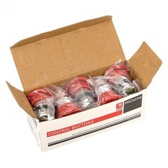 Кнопка грибок EKF PROxima XB4 660 В IP40 без фиксации без подсветки красная (XB4BC-R) - фото 3