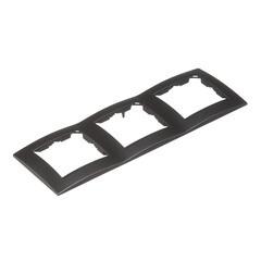 Рамка Simon 15 трехместная графит (1500630-038) - фото 2