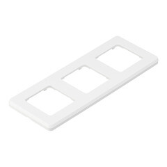 Рамка Legrand Inspiria трехместная белая (673950) - фото 4