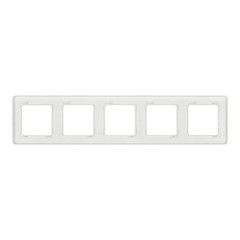 Рамка Legrand Inspiria пятиместная белая (673970) - фото 3