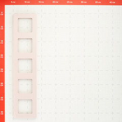 Рамка Legrand Inspiria пятиместная розовая (673974) - фото 2