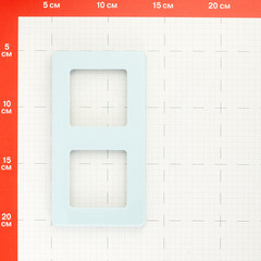 Рамка Legrand Inspiria двухместная мятная (673945) - фото 2