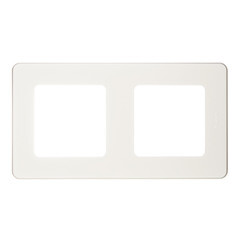 Рамка Legrand Inspiria двухместная жемчуг (673946) - фото 1