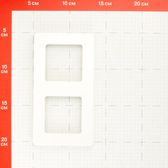 Рамка Legrand Inspiria двухместная жемчуг (673946) - фото 2