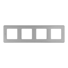 Изображение товара Рамка Legrand Inspiria четырехместная дымчатая (673967)