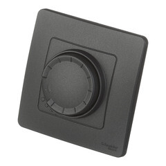 Диммер Systeme Electric Blanca встраиваемый антрацит поворотно-нажимной (BLNSS040016) - фото 3