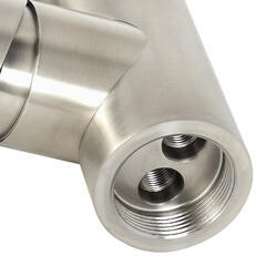 Смеситель для кухни Esko Kitchen сатин с высоким изливом однорычажный (K5) - фото 2