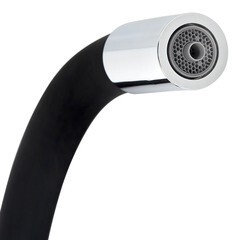 Смеситель для кухни Esko Coral черный/хром с гибким изливом с подключением к фильтру однорычажный (CL 03 B) - фото 5