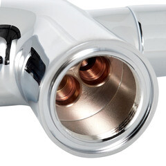 Смеситель для кухни Esko Coral черный/хром с гибким изливом с подключением к фильтру однорычажный (CL 03 B) - фото 6