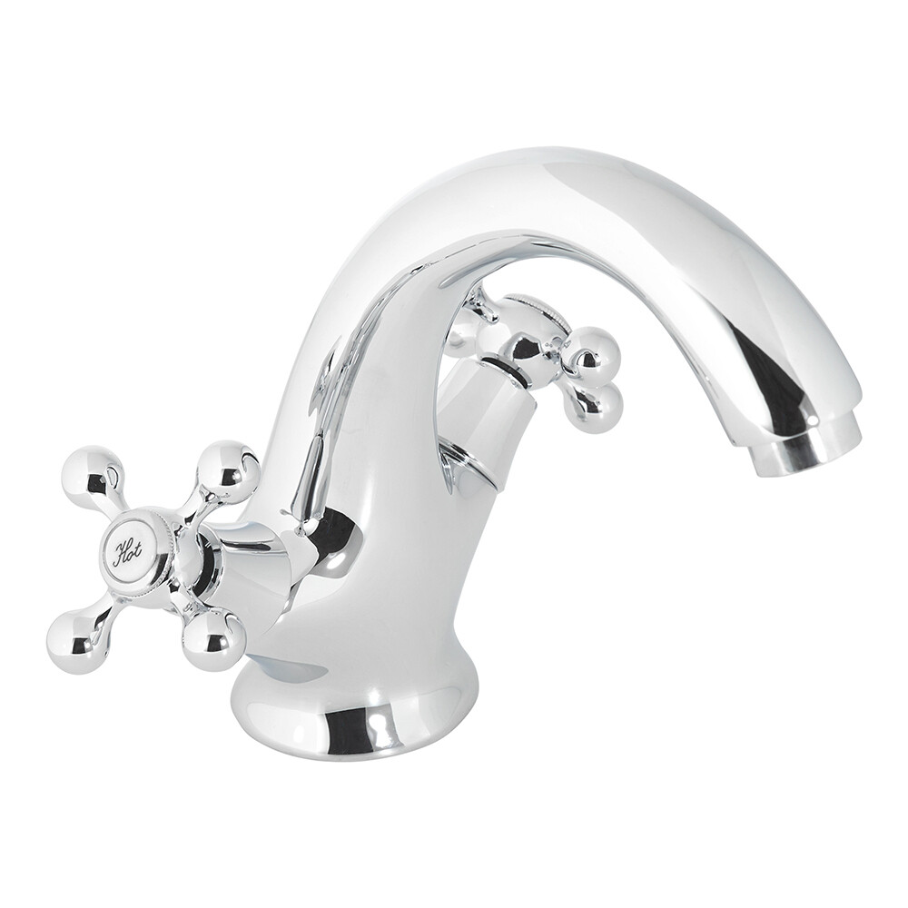 Изображение товара Смеситель для раковины Decoroom DR54 хром двухвентильный (DR54011) Изображение товара Смеситель для раковины Decoroom DR54 хром двухвентильный (DR54011)