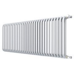 Изображение товара Радиатор стальной трубчатый КЗТО 540х1232 мм 3/4 30 секций боковое подключение белый