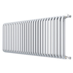 Радиатор стальной трубчатый КЗТО 540х1150 мм 3/4 28 секций боковое подключение белый