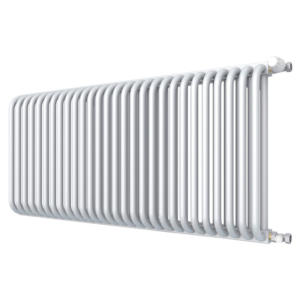 Изображение товара Стальной трубчатый радиатор КЗТО 540х1150 мм 28 секций боковое подключение белый