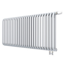 Изображение товара Радиатор стальной трубчатый КЗТО 540х1068 мм 1/2 26 секций нижнее правое подключение белый