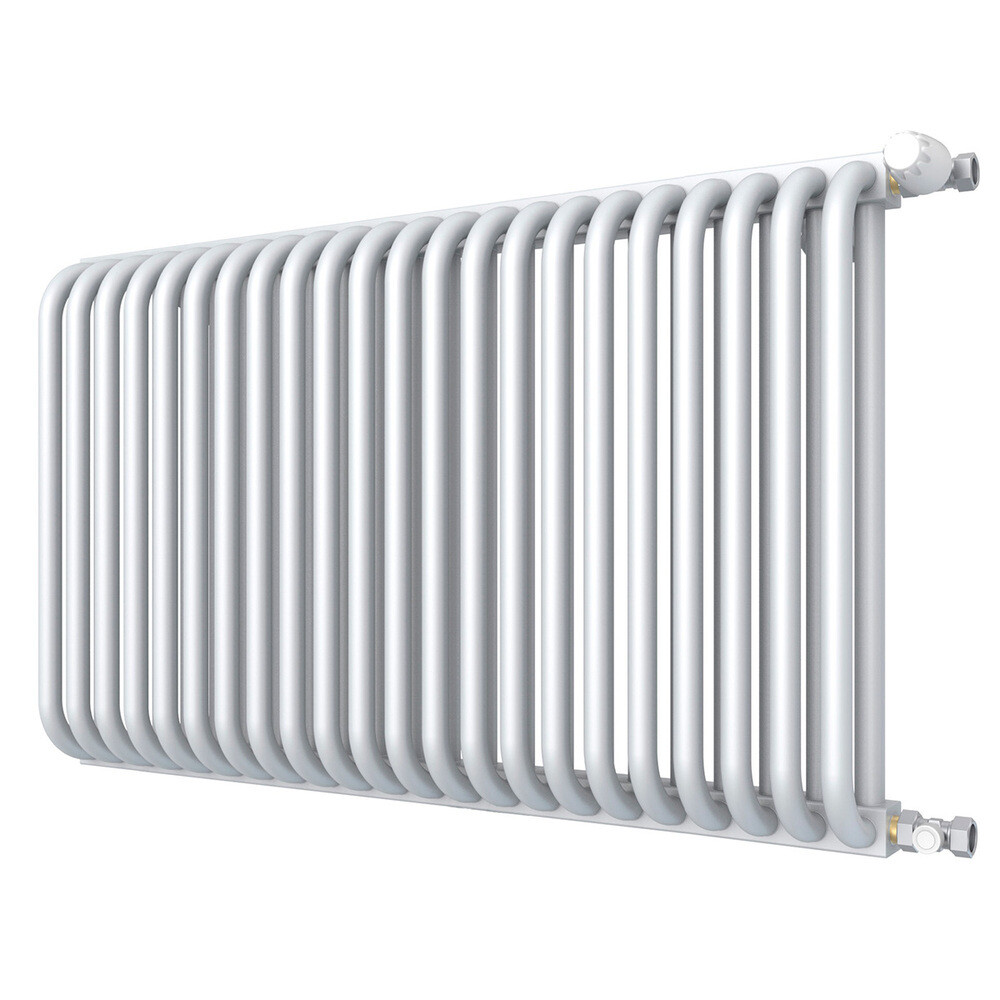 Изображение товара Стальной трубчатый радиатор КЗТО серия РС 2 500 540х904 мм боковое подключение белый