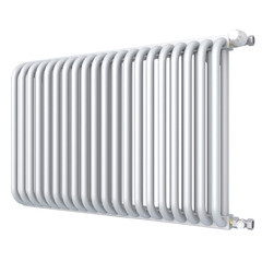 Изображение товара Радиатор стальной трубчатый КЗТО 540х822 мм 3/4 20 секций боковое подключение белый
