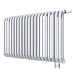 Радиатор стальной трубчатый КЗТО 540х822 мм 1/2 20 секций нижнее правое подключение белый