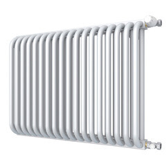 Изображение товара Радиатор стальной трубчатый КЗТО 540х740 мм 3/4 18 секций боковое подключение белый