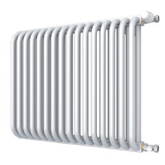 Радиатор стальной трубчатый КЗТО 540х658 мм 3/4 16 секций боковое подключение белый