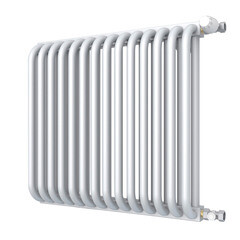 Изображение товара Радиатор стальной трубчатый КЗТО 540х576 мм 3/4 14 секций боковое подключение белый