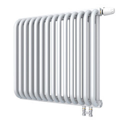 Изображение товара Радиатор стальной трубчатый КЗТО 540х576 мм 1/2 14 секций нижнее правое подключение белый