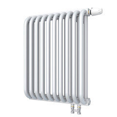 Радиатор стальной трубчатый КЗТО 540х412 мм 1/2 10 секций нижнее правое подключение белый