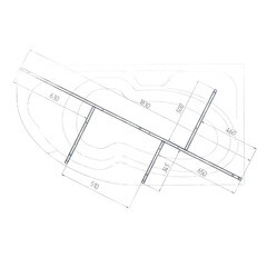 Каркас для ванны акриловой 1Marka Acrylika 170х90 см (03лик1590) - фото 5