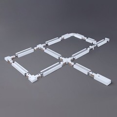 Коннектор для однофазного шинопровода гибкий Elektrostandard Track Rail WH Surface белый (a039587) - фото 3