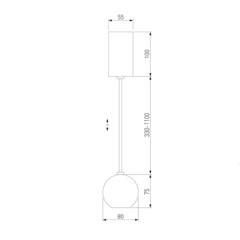 Светильник светодиодный подвесной Elektrostandard Giro 4200К 7 Вт 3 кв.м черный IP20 (a055672) - фото 5