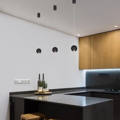 Светильник светодиодный подвесной Elektrostandard Giro 4200К 7 Вт 3 кв.м черный IP20 (a055672) - фото 2