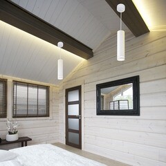 Светильник светодиодный подвесной Elektrostandard Topper 4200К 12 Вт 2 кв.м белый IP20 (a037525) - фото 5