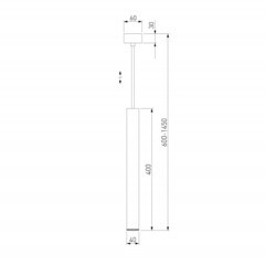 Светильник светодиодный подвесной Elektrostandard Lead 4200К 7 Вт 1 кв.м черный IP20 (a062425) - фото 4
