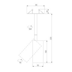Светильник светодиодный подвесной Elektrostandard Drop 4200К 8 Вт 4 кв.м черный IP20 (a061483) - фото 3